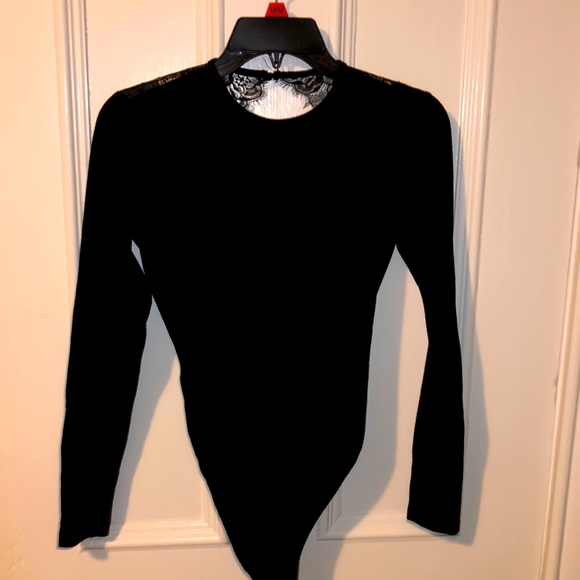 Black backless body suit - Picture 1 of 4